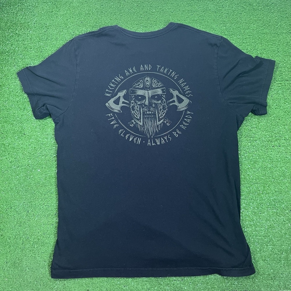 5.11 Tactical Shirt XL Viking Axe Graphic Tee Always Be Ready Black Licking Axe